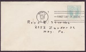  796 Virginia Dare uncacheted FDC