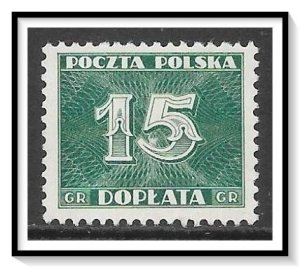 Poland #J97 Postage Due NG