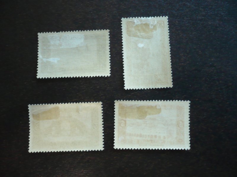 Stamps - Algeria - Scott# 79-82 - Mint Hinged Part Set of 4 Stamps
