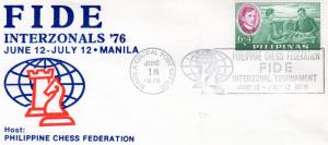 Philippines 1976  FIDE INTERZONALS'76 CHESS MANILA Special Postmark June 18