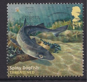 GB 2014 QE2 1st Sustainable Fish Spiny Dogfish SG 3615 ( L635 )