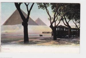 VINTAGE POST CARD , EGYPT , PIRAMIDS  .  REF  P20