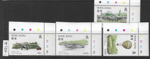 HONG KONG SCOTT #423-426 1984 AVIATION MINT NEVER HINGED