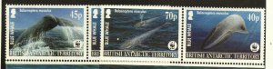 British Antarctic Territory #326-9 WWF Whales MNH