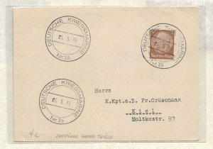 WW2: German Naval Feldpost MSP-35 KDM Georg Thiele 5/21/1939 (54590)