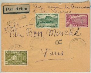 45163 -  REUNION -  POSTAL HISTORY - REGISTERED COVER to FRANCE 1936