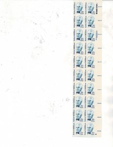 Robert Millikan 37c US Postage Plate Strip of 20 stamps #1982 VF MNH