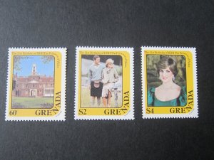 Grenada 1982 Sc 1102-1104 set MNH