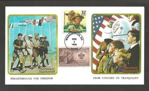 1998 Boy Scouts Celebrate Century # 3183j FDC Rockwell H&M numbered 7/10