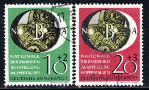 Germany Bund Scott # B318 - B319, used