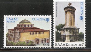 Greece # 1255-6, Mint Never Hinge.