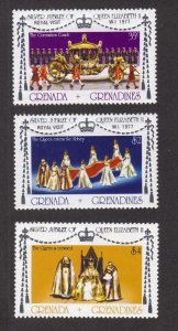 Grenada Grenadines MNH 213-5 Silver Jubilee QE II