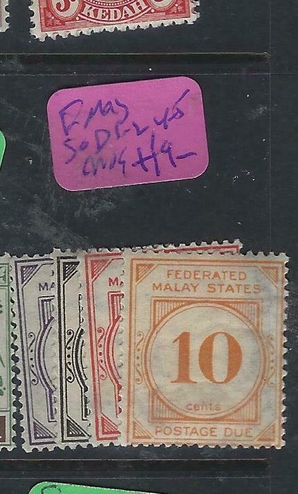 MALAYA FMS  (P0103BB)  POSTAGE DUE  SG D1-2, 4-5    MOG