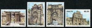 HERRICKSTAMP MALTA Sc.# 1472-75 Treasures - Historic Gates