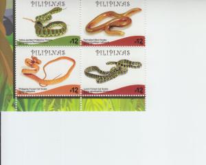 2017 Philippines Snakes (B4) (Scott 3735) MNH