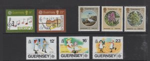 Guernsey - 3 VFMNH 1985-89  era Europa sets CV $3.75