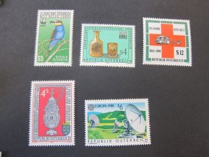 Austria 1988 Sc 1425-29 sets(5) MNH