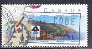 CANADA SC# 1651 USED 45c  1997  CABOT TRAIL SEE SCAN