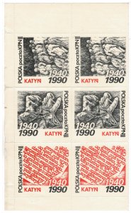 Poland 1990 MNH Stamps Solidarity Post Solidarnosc Katyn Massacre Soldiers