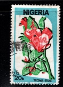 Nigeria - #493 tacoma Stans Flower - Used