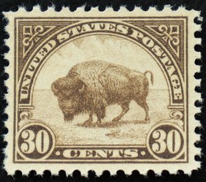 U.S. Mint Stamp Scott #700 30c Buffalo, Superb. Never Hinged. A Gem!