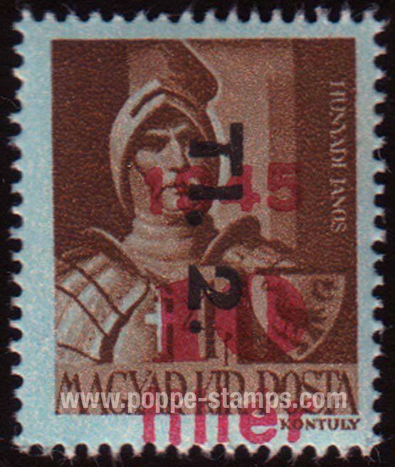 Hungary, Sc , SG 890 Mint, Hinged - 1946 Tl. 2 on 10f. on...