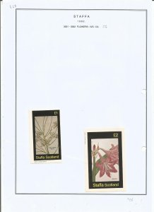 STAFFA - 1982 - Flowers - Sheets - Mint Light Hinged - Private Issue