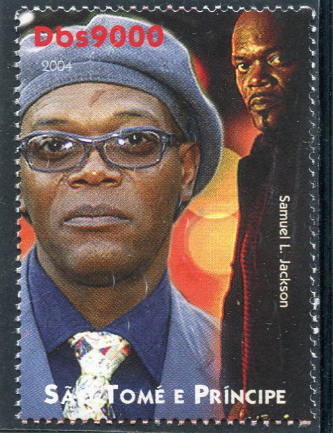 Sao Tome & Principe 2004 Samuel L.Jackson American Actor 1v Perforated Mint (NH)