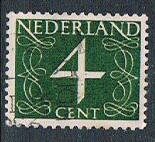 Netherlands 285: 4c Numeral, used, VF