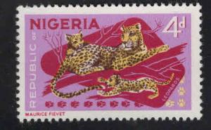 Nigeria Scott 189 MH* Leopard stamp