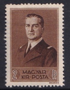 Hungary   #526   MNH  1938  Admiral Horthy  2p
