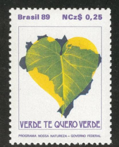 Brazil Scott 2165 MNH** 1989 Environmental Conservation