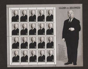 U.S. SCOTT #3226 -  LEGENDS OF HOLLYWOOD -  ALFRED HITCHCOCK -  MNH  SHEET   
