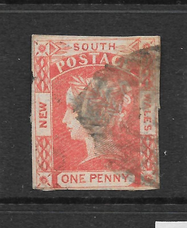 NEW SOUTH WALES 1851-52    1d   QV   FU  ERROR   SG 48b