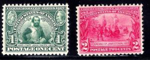 U.S. 328-330 Mint VFXF+ (0711)