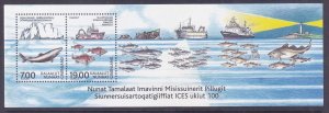 Greenland 402a (401-02) MNH 2002 International Council Exploration Seas SS
