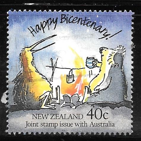 New Zealand 907: 40c Kiwi and Koala, used, VF