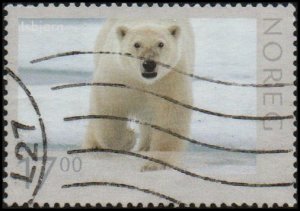 Norway 1636 - Used - 17k Polar Bear (2011) (cv $4.40) (3)