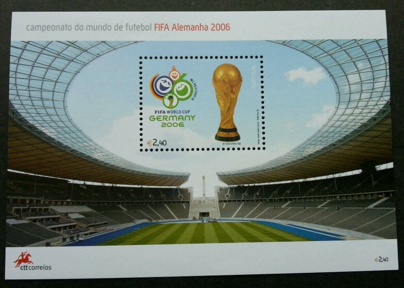 Portugal Germany FIFA World Cup Football 2006 Soccer Stadium Sport (ms) MNH