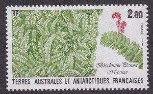 Fr. Southern Antarctic Terr., # 145, Ferns, NH 1/2 Cat