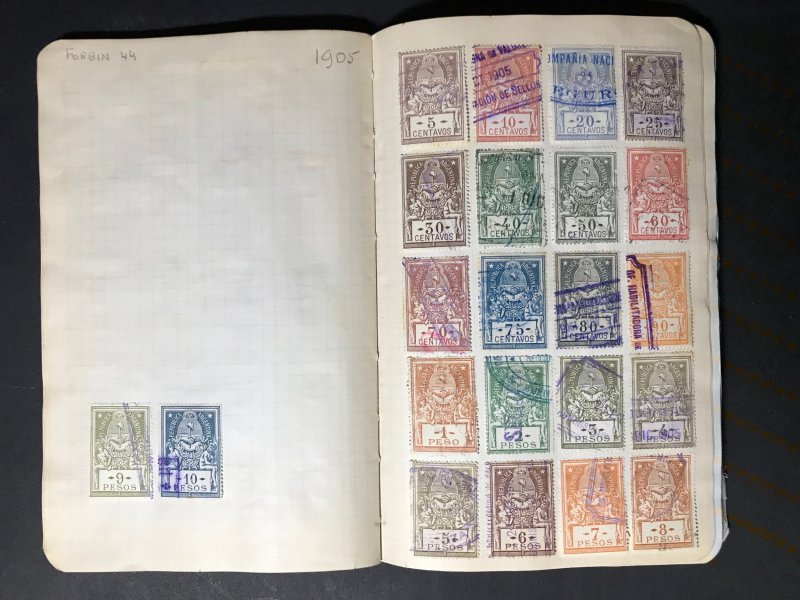 Argentina Revenue Stamps Mint/Used 1891-1932 (1600 Stamps)