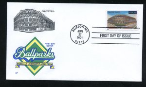 US 3510 Legendary Fields - Ebbets Field UA Farnam cachet FDC 