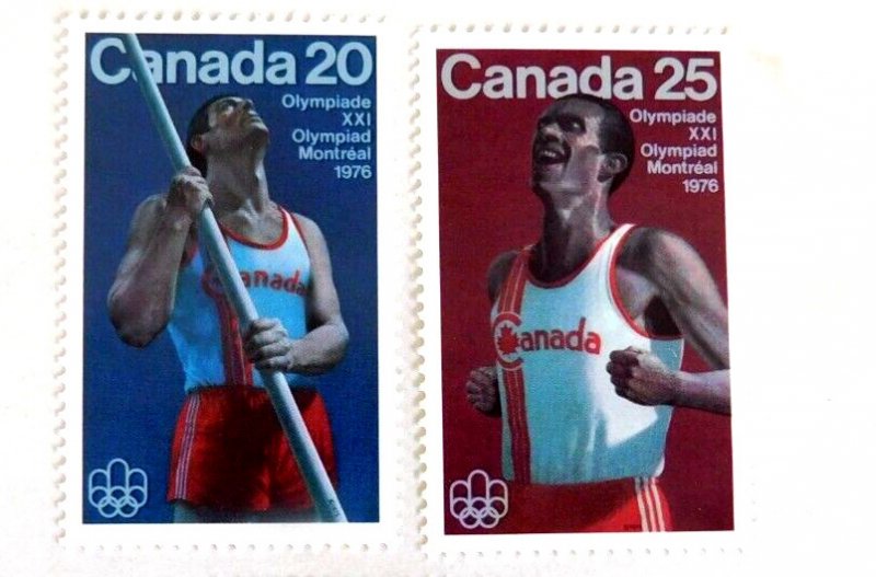 Canada #664-6, mint/NH/VF 21st Olympic Games,  Montreal, 1975