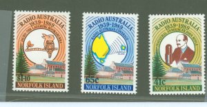 Norfolk Island #466-468  Single (Complete Set)