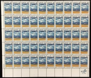 1339     Illinois Statehood 150th Anniversary  MNH 6¢ sheet of  50   Issued 1967