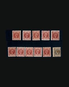 VINTAGE:CUBA 1898,ASST NH,USD,OG LH,UNU,LH,MH 156.... .LOT1898LZ