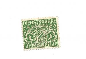 Bavaria 1917 - M - Scott #O9 *