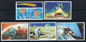 Sharjah MNH 982-6 Apollo 16 1972