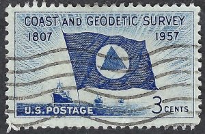 United States #1088 3¢ Coast & Geodetic Survey (1957). Used