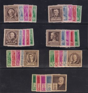 US 859-893 MH OG COMPLETE SET